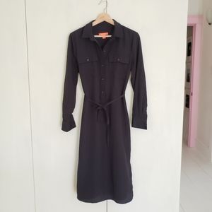 Joe Fresh Black Tie Dress S